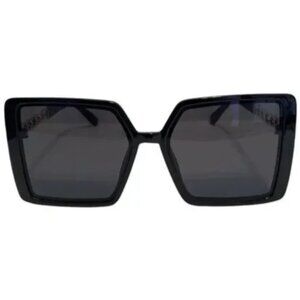 6134 | Black Ladies Square Sunglasses